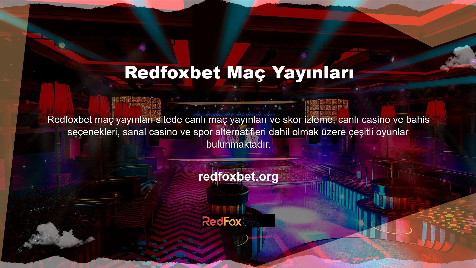 Çevrimiçi casino ve bahis siteleri arasında en çok alternatifleri gerçekleştiren ve büyük miktarda kâr elde etme fırsatı yayınlayan Redfoxbet giriş, kullanıcıları için ilk üyelikten birçok farklı bonus fırsatla ödüllendiriyor